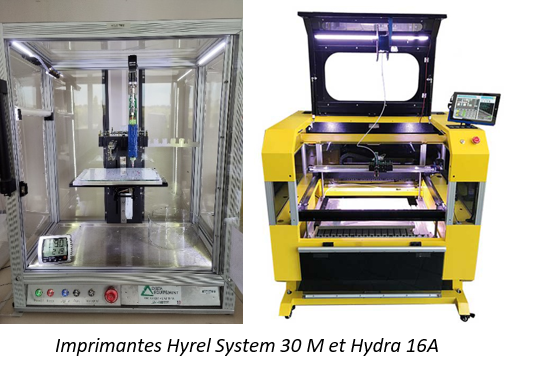 Imprimente Hyrel System 30M et Hydra 16A